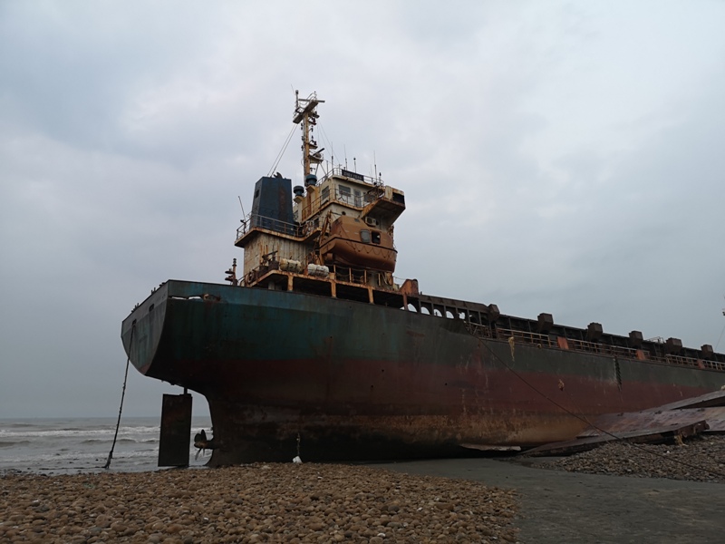 strandedship12 大園-大船不入港 擱淺後厝港 宏都拉斯籍振豐號