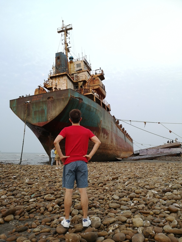 strandedship19 大園-大船不入港 擱淺後厝港 宏都拉斯籍振豐號