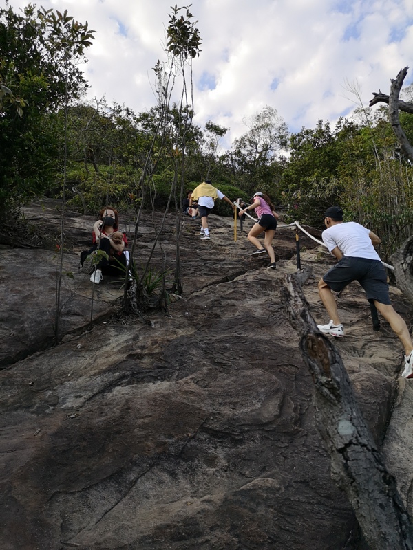 goldenfacemt14 內湖-金面山 華山論劍剪刀石 大石壁輕鬆有趣