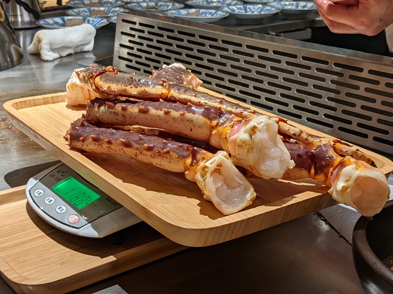 chuyu20 信義-初魚鐵板燒初訪 好吃好吃...意外的帝王蟹太吸睛