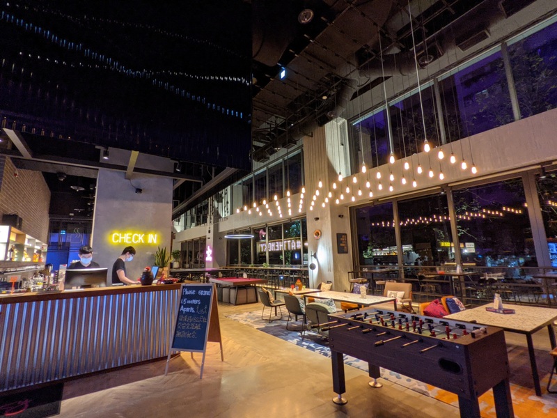 moxytaichung06 南屯-Moxy台中 萬豪潮飯店又一間 簡約IKEA風大廳宛如遊戲間