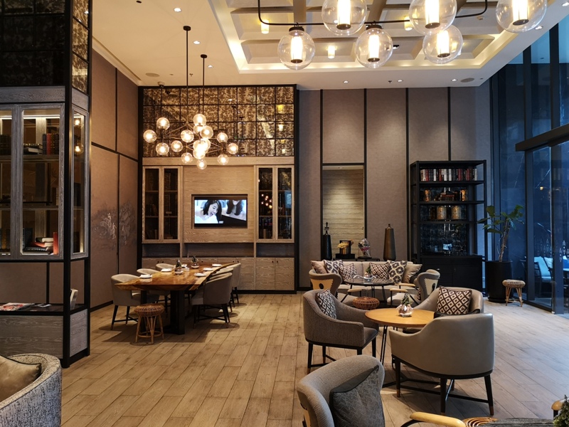 surawongselobby07 Bangkok-曼谷Marriott Hotel The Surawongse太超值...完美住宿大套房網美游池