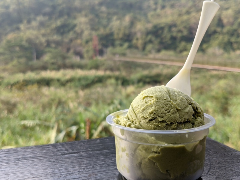 maplenorthcape25 尖石-楓北角 綠樹紅橋白屋 北角吊橋旁景觀咖啡