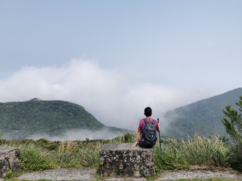 datung20 陽明山-大屯山 芒草箭竹 捕捉美麗的雲海