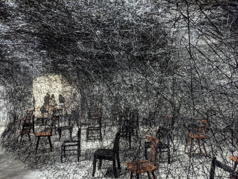 shiota27 士林-塩田千春 顫動的靈魂 疫情中也有好展覽在北美館