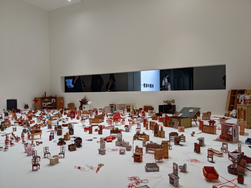 shiota29 士林-塩田千春 顫動的靈魂 疫情中也有好展覽在北美館