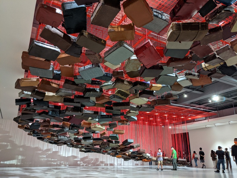 shiota31 士林-塩田千春 顫動的靈魂 疫情中也有好展覽在北美館