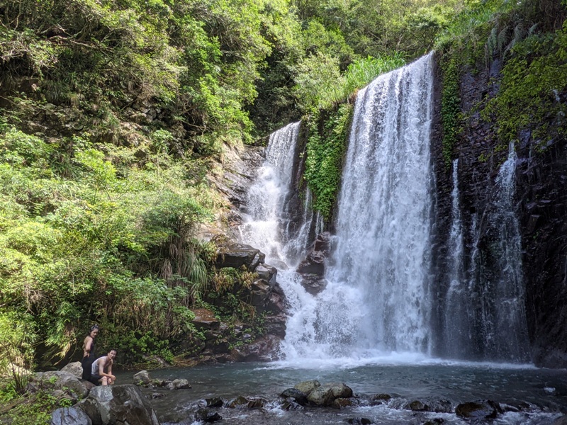 waterfallfall2423 復興-找不到的幽靈瀑布與有點人工但震撼好玩的水濂洞瀑布