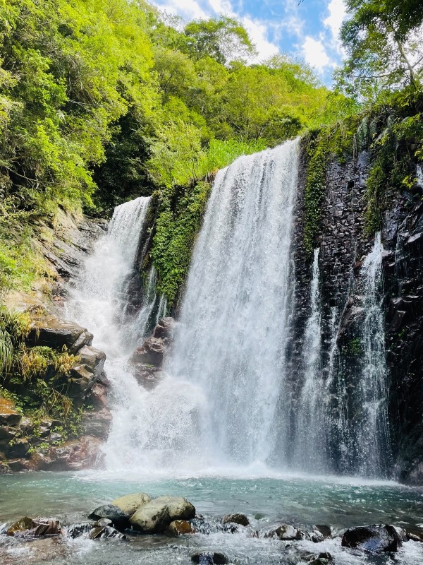 waterfallfall2428 復興-找不到的幽靈瀑布與有點人工但震撼好玩的水濂洞瀑布