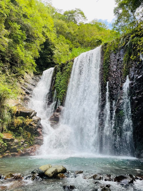 waterfallfall2431 復興-找不到的幽靈瀑布與有點人工但震撼好玩的水濂洞瀑布