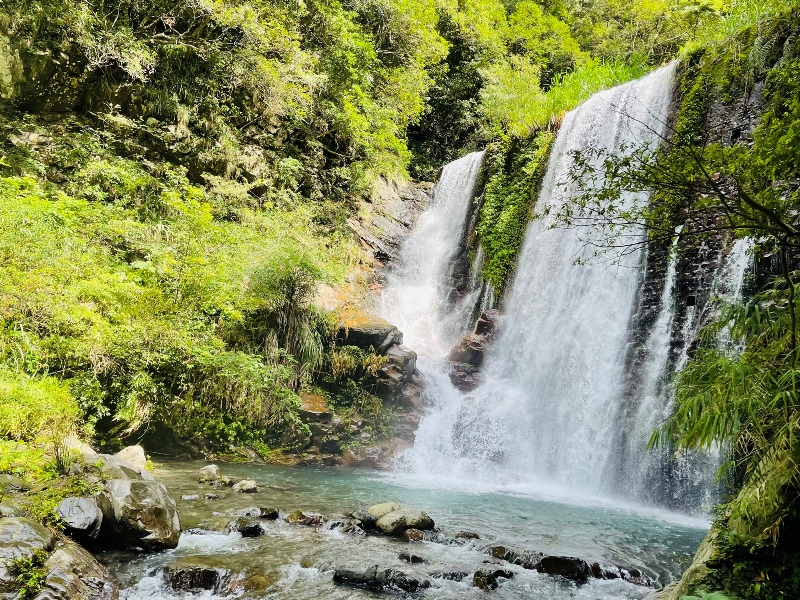 waterfallfall2433 復興-找不到的幽靈瀑布與有點人工但震撼好玩的水濂洞瀑布