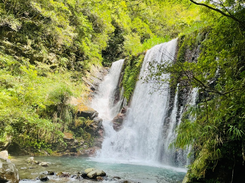 waterfallfall2434 復興-找不到的幽靈瀑布與有點人工但震撼好玩的水濂洞瀑布