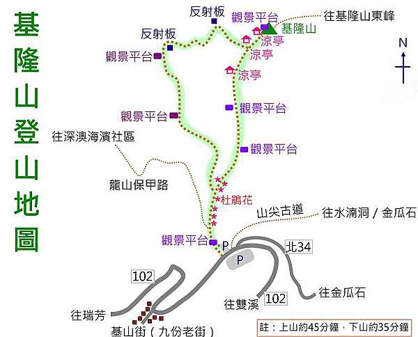 keelungmt03 瑞芳-基隆山 360度山海景觀 賞落日觀夜景 只要30分鐘