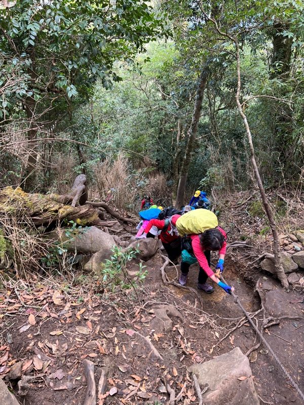 jialimt39-rotated 南庄-苗栗國第一高峰 小百岳加里山 拉繩攀岩直上頂峰