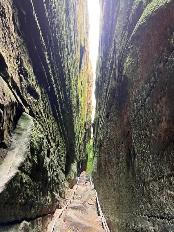 huntingeagle000001140-rotated 楠西-梅嶺風景區 梅峰古道+稜線步道+伍龍步道 獵鷹尖一線天景觀讚