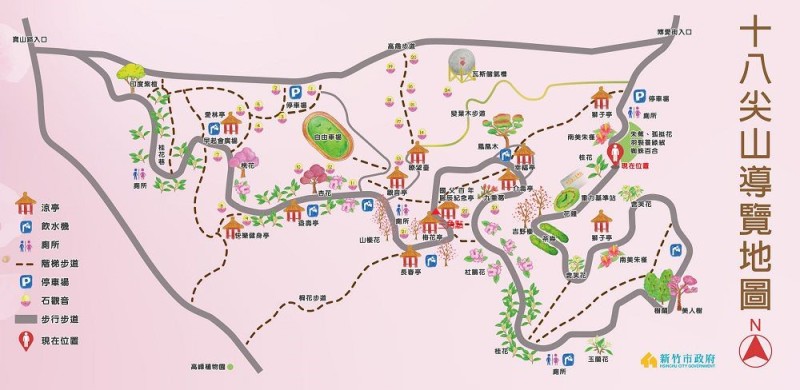18mtmap 新竹-超輕鬆登十八尖山 最親民方便的小百岳