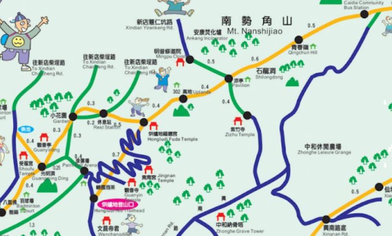 hongludi01102 中和-南勢角山(烘爐地) 土地公公保佑你的簡單小百岳