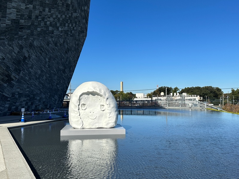 kadokawamusashino05 Saitama-角川武藏野博物館 隈研吾石石堆疊的巨石建築