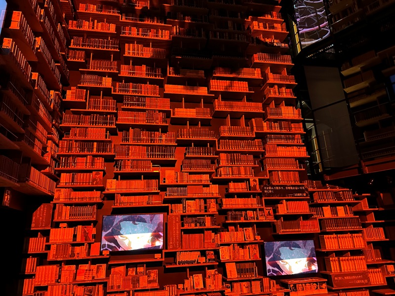 kadokawamusashino22 Saitama-角川武藏野博物館 隈研吾石石堆疊的巨石建築