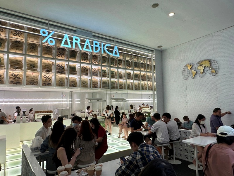 arabicakl03 Kuala Lumpur-% Arabica Coffee摩登的mall潮的出水的咖啡館