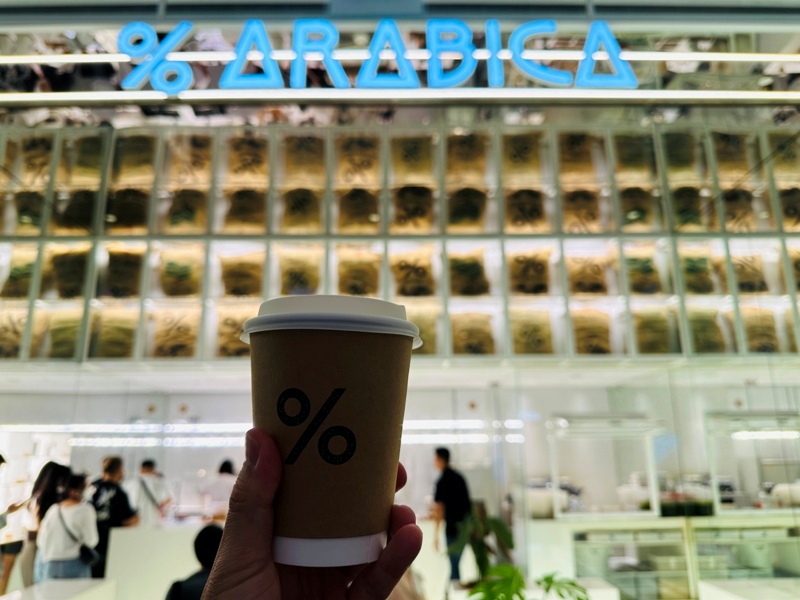 arabicakl10 Kuala Lumpur-% Arabica Coffee摩登的mall潮的出水的咖啡館