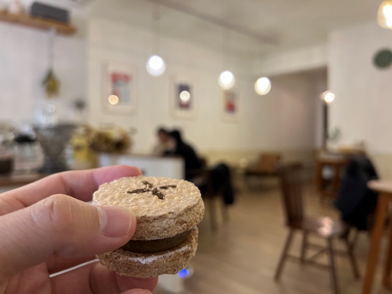 Osmanthus0107 中山-金時Osmanthus 日系清爽帶著花的浪漫 一杯咖啡品嘗達克瓦茲