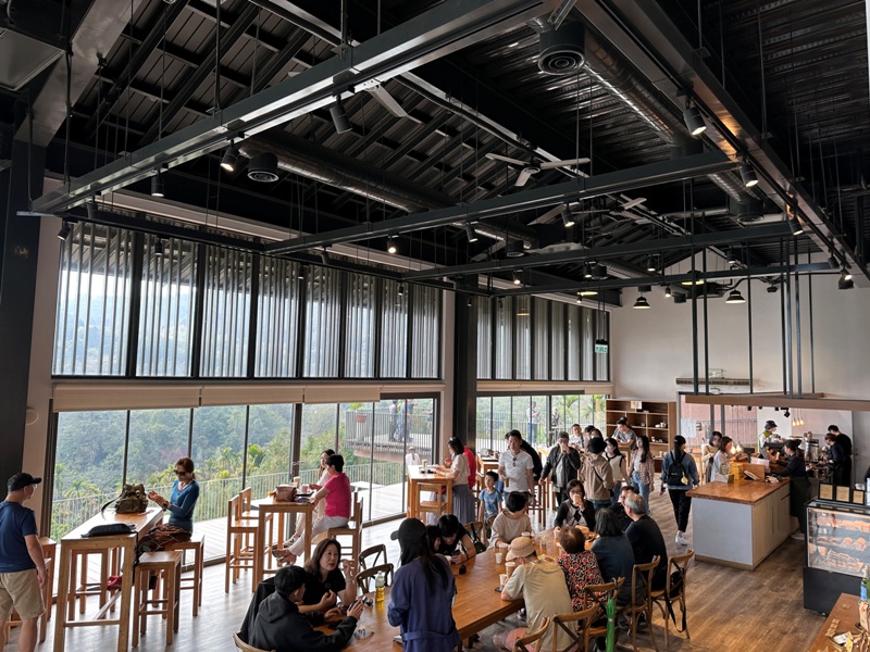 lugaocafe17111 魚池-鹿篙咖啡 茶園配遠山 一杯咖啡度午後