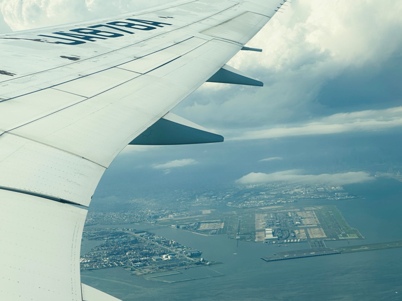 flyflyanaana11 202304松山羽田 富士山晴空塔與101