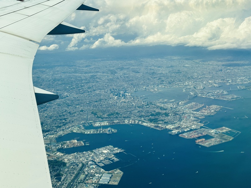 flyflyanaana12 202304松山羽田 富士山晴空塔與101