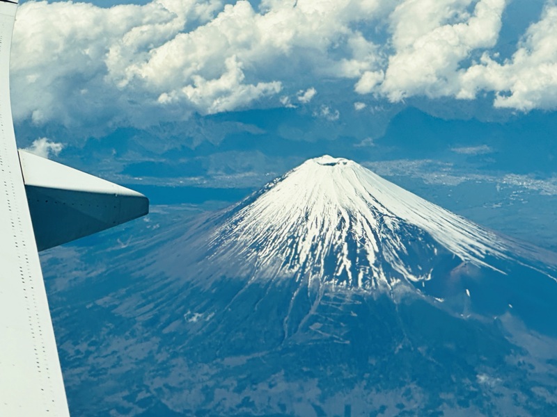 flyflyanaana14 202304松山羽田 富士山晴空塔與101