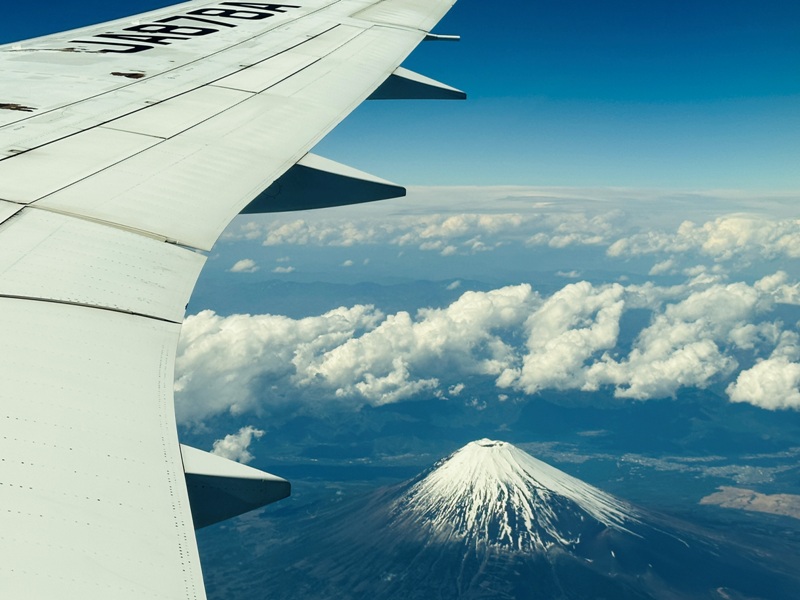 flyflyanaana15 202304松山羽田 富士山晴空塔與101