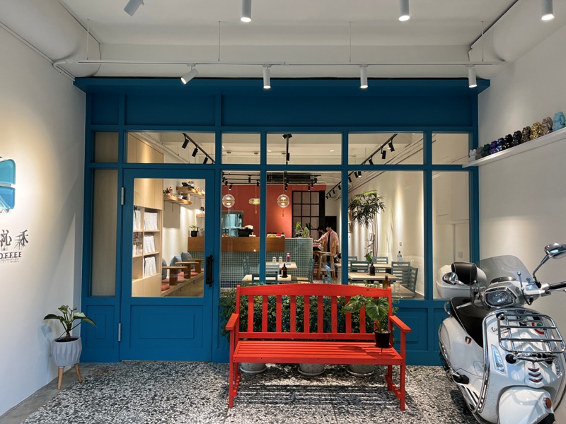 blchcoffee03 竹北-冰藍沁禾 粉的藍的女孩開的咖啡館