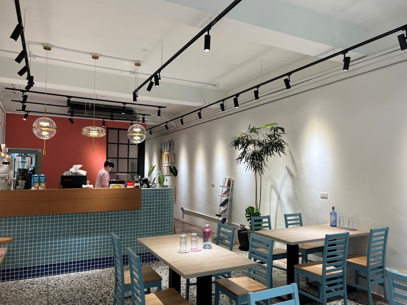 blchcoffee04 竹北-冰藍沁禾 粉的藍的女孩開的咖啡館