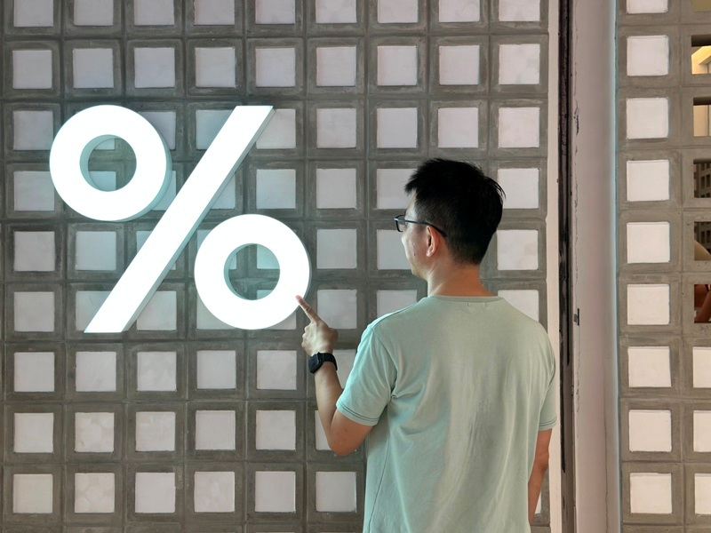 arabicacentralworld14 Bangkok-%Arabica Coffee(Central World)方塊設計貫串全店