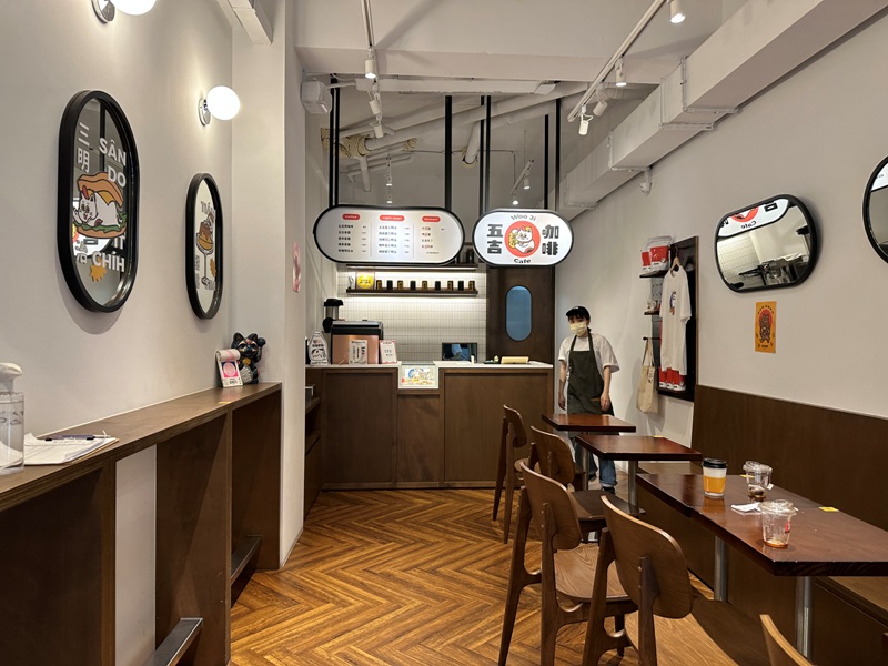 wooji03 信義-五吉咖啡 招財貓陪吃簡單傳統早餐