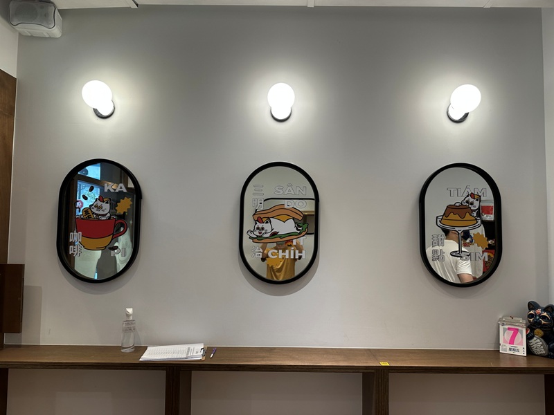 wooji05 信義-五吉咖啡 招財貓陪吃簡單傳統早餐