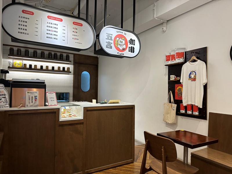 wooji07 信義-五吉咖啡 招財貓陪吃簡單傳統早餐