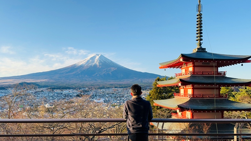 fujiyoshida11 Fujiyoshida-一路往富士山散步 新倉山淺間公園/國道139號/金鳥居