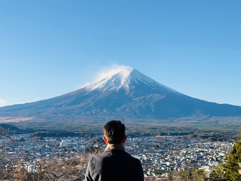 Fujiyoshida-一路往富士山散步 新倉山淺間公園/國道139號/金鳥居