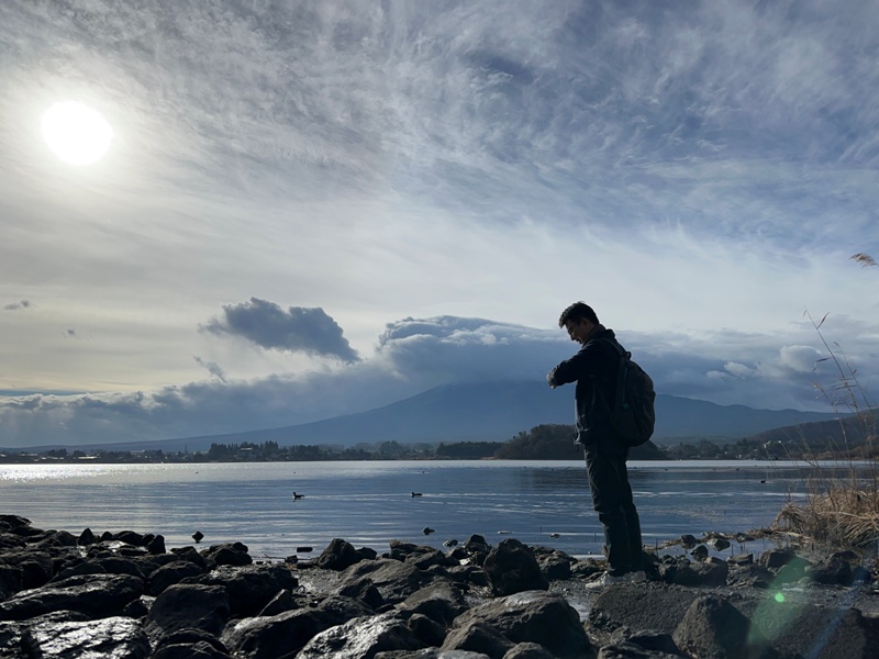 kawaguchikoredline03 Kawaguchiko-大石公園旁 Brand New Day賞湖賞山喝咖啡