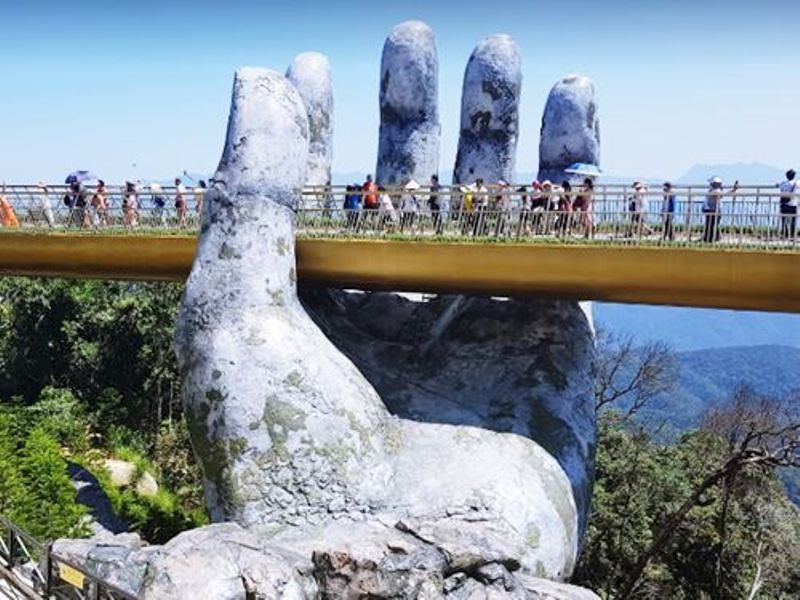 banahill19 Danang-Bana Hill巴拿山 法國小鎮雲霧飄渺 佛手橋萬頭鑽動