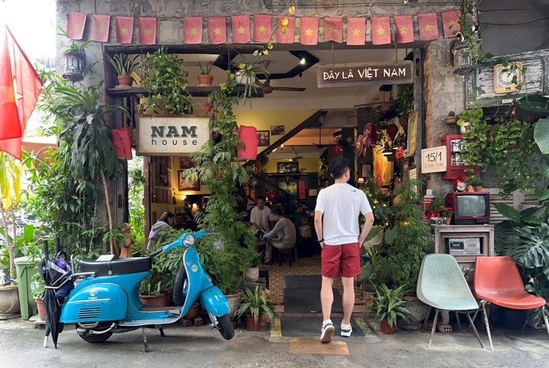 Danang-NAM house Cafe滿滿懷舊風 老宅收藏舊時光