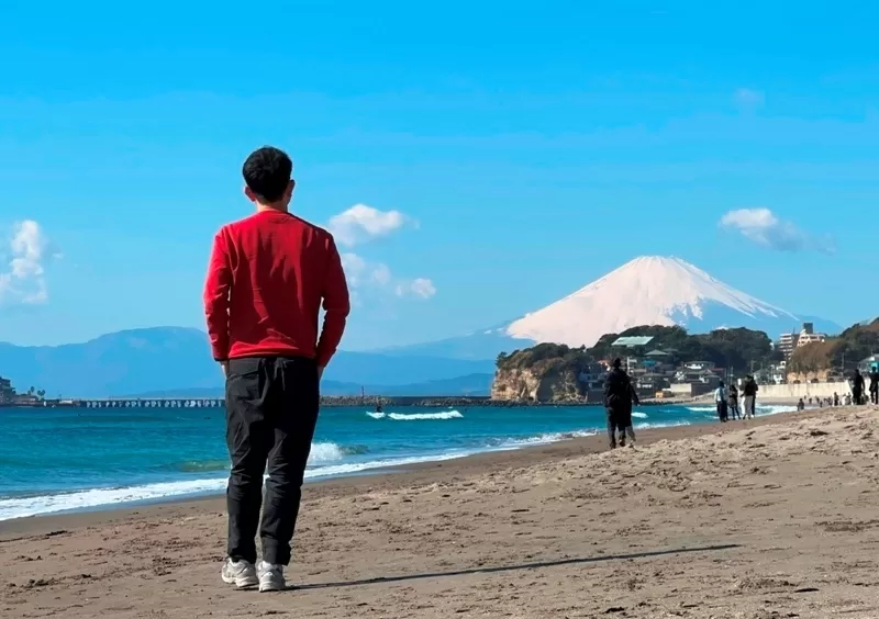 Shichirigahama-陽光沙灘富士山與bills的鬆餅 七里ガ浜海岸一次給你