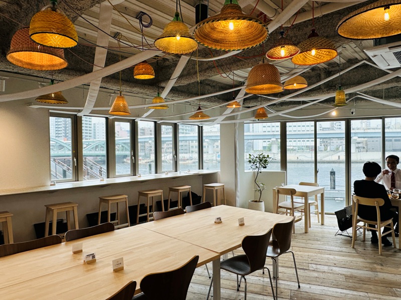 kawakitchen08 Kuramae-Kawa Kitchen隈研吾大師設計 隅田川晴空塔 好吃好喝好景觀