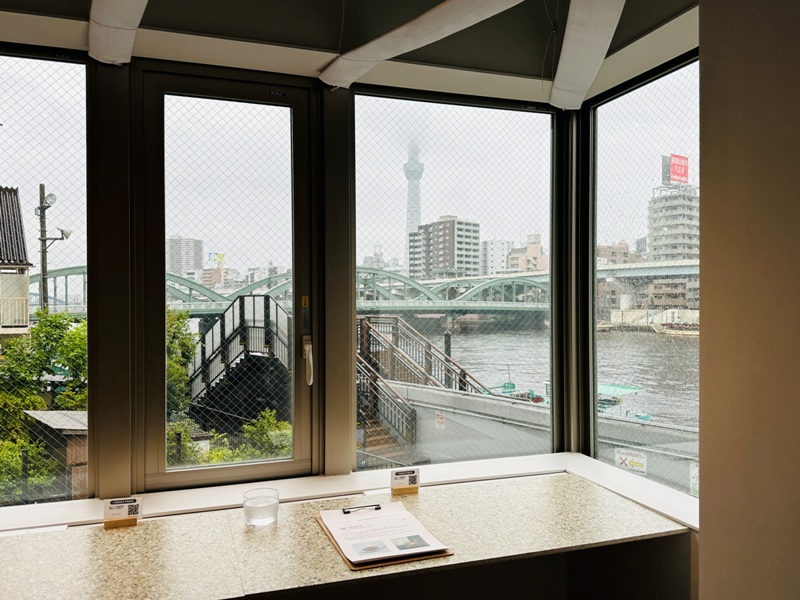 kawakitchen10 Kuramae-Kawa Kitchen隈研吾大師設計 隅田川晴空塔 好吃好喝好景觀