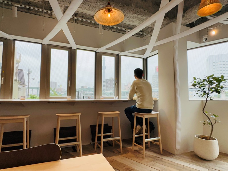 kawakitchen18 Kuramae-Kawa Kitchen隈研吾大師設計 隅田川晴空塔 好吃好喝好景觀