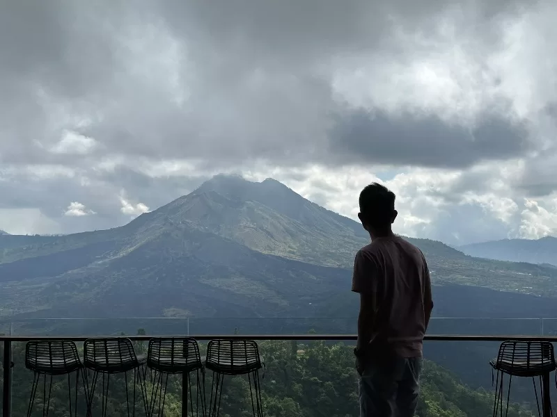 Bali-巴杜爾火山景觀第一排Pahdi Specialty Coffee特調也太好喝