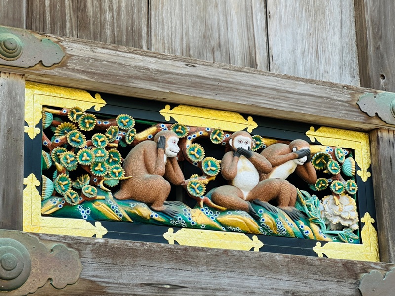 nikko260118 Nikko-日光世界遺產遊記 by ChatGPT 華麗東照宮的猴子與貓