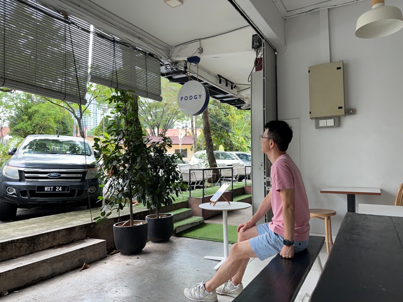 podgy070108 Kuala Lumpur-傳統社區內的咖啡香PODGY Kurau 班蘭蛋糕真搭