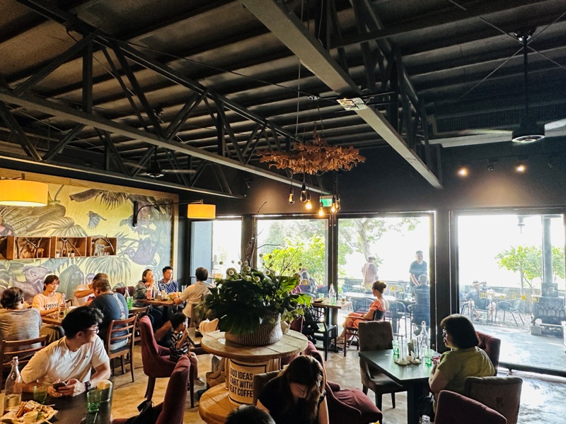 garage6414 八里-Garage Cafe觀音山腰 賞台北港